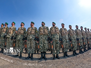 بازدید هیئت نظامی جمهوری آذربایجان از تیپ ۶۵ نوهد نیروی زمینی ارتش