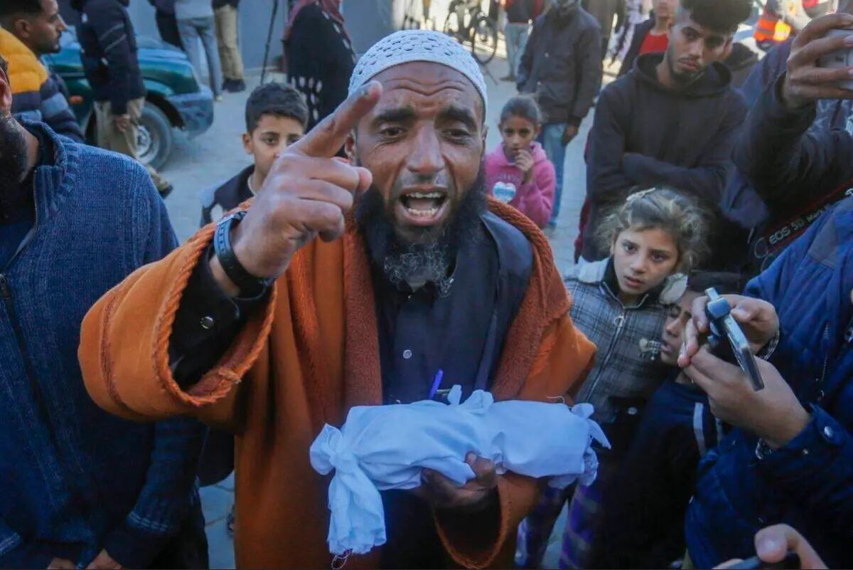 Cold in refugee tents killed 20-day-old baby in Gaza