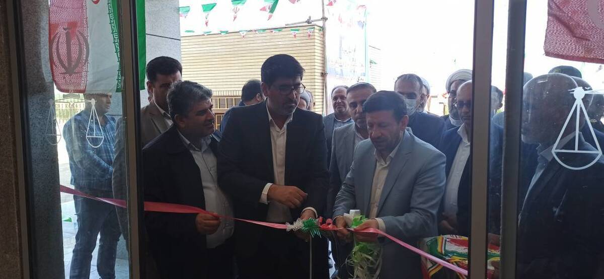 ساختمان دادگاه عمومی بخش سعدآباد با حضور رئیس کل دادگستری استان بوشهر افتتاح شد