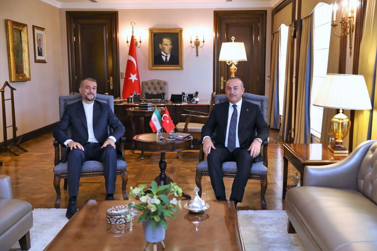 بررسی موضوع‌های دوجانبه و منطقه‌ای در دیدار وزیر امور خارجه با همتای ترکیه‌ای