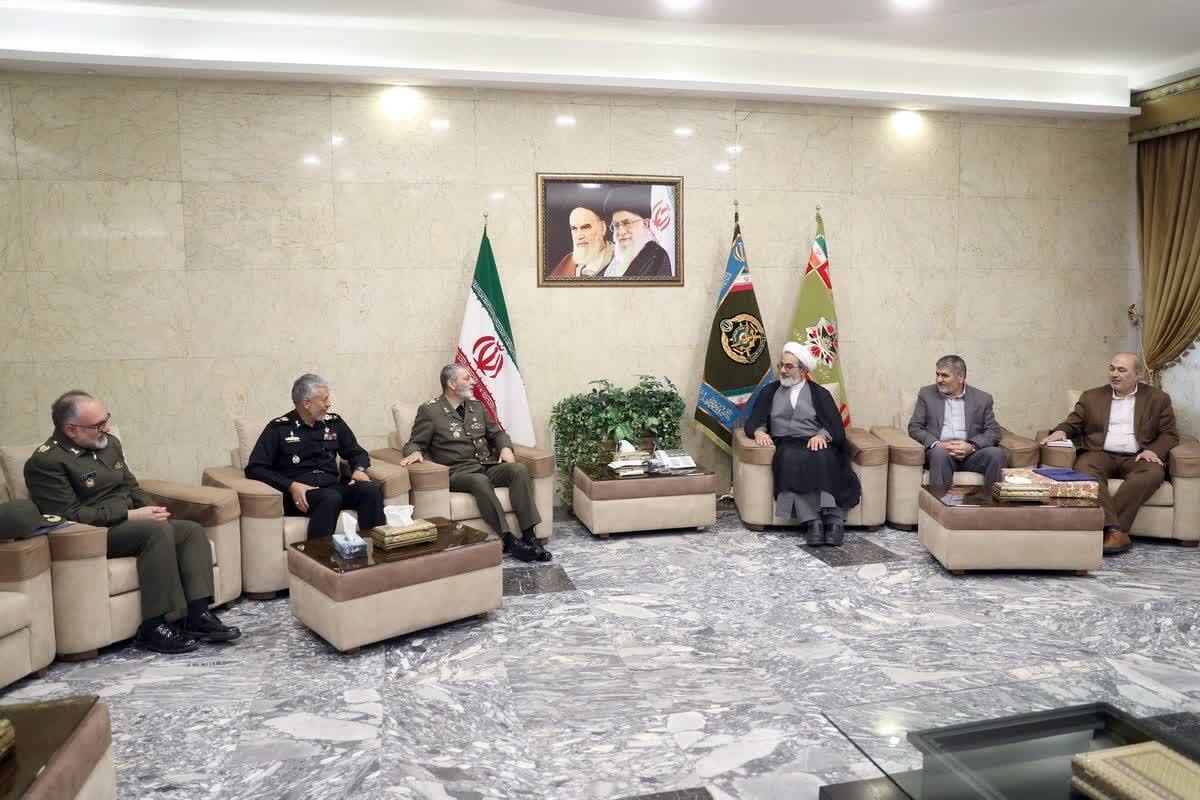 رئیس سازمان قضایی نیرو‌های مسلح با فرمانده کل ارتش دیدار کرد