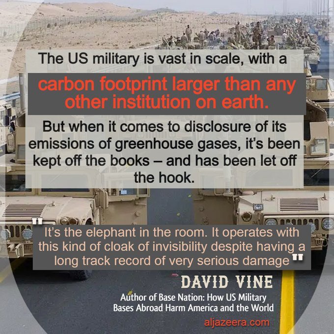 ابعاد پنهان تاثیر فعالیتهای نظامی بر محیط زیست/ سهم ارتش آمریکا از بحران تغییرات اقلیمی چقدر است؟ ابعاد پنهان تاثیر فعالیتهای نظامی بر محیط زیست/ سهم ارتش آمریکا از بحران تغییرات اقلیمی چقدر است؟