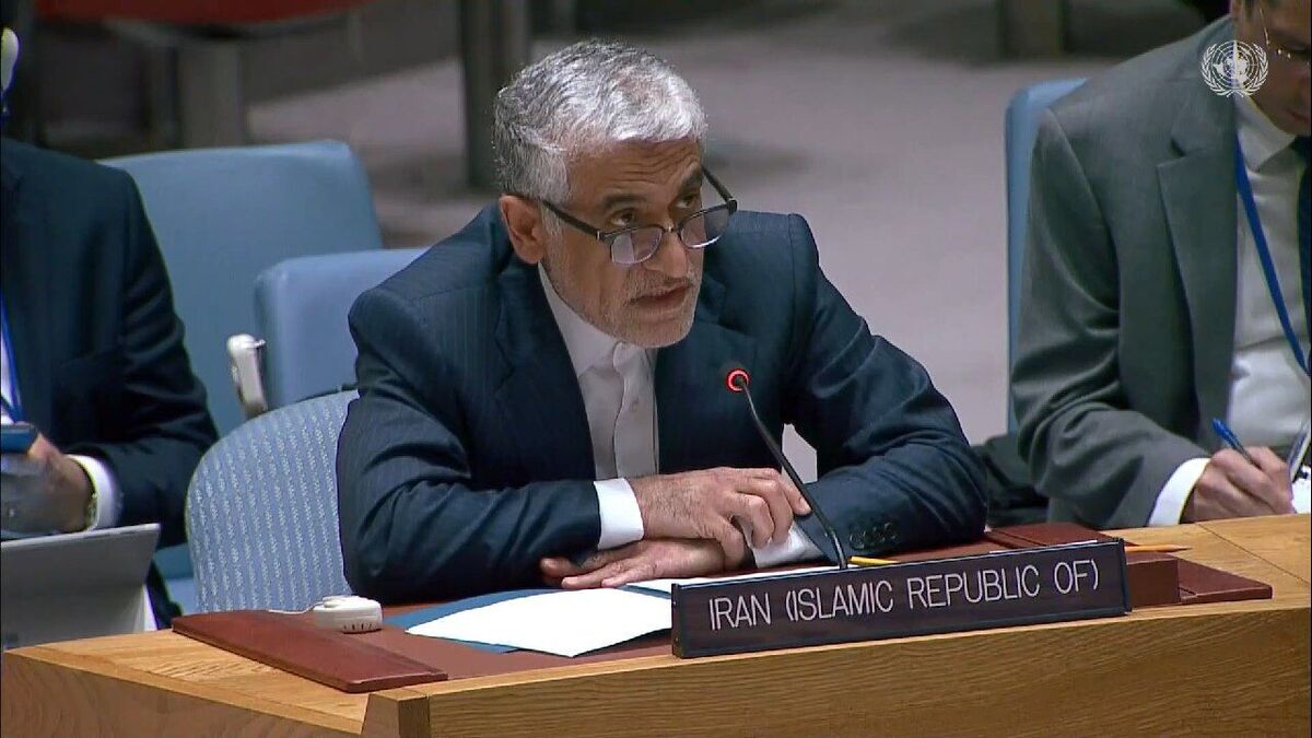 انتقاد نماینده دائم ایران در سازمان ملل از حمایت آمریکا از جنایت‌های رژیم صهیونیستی