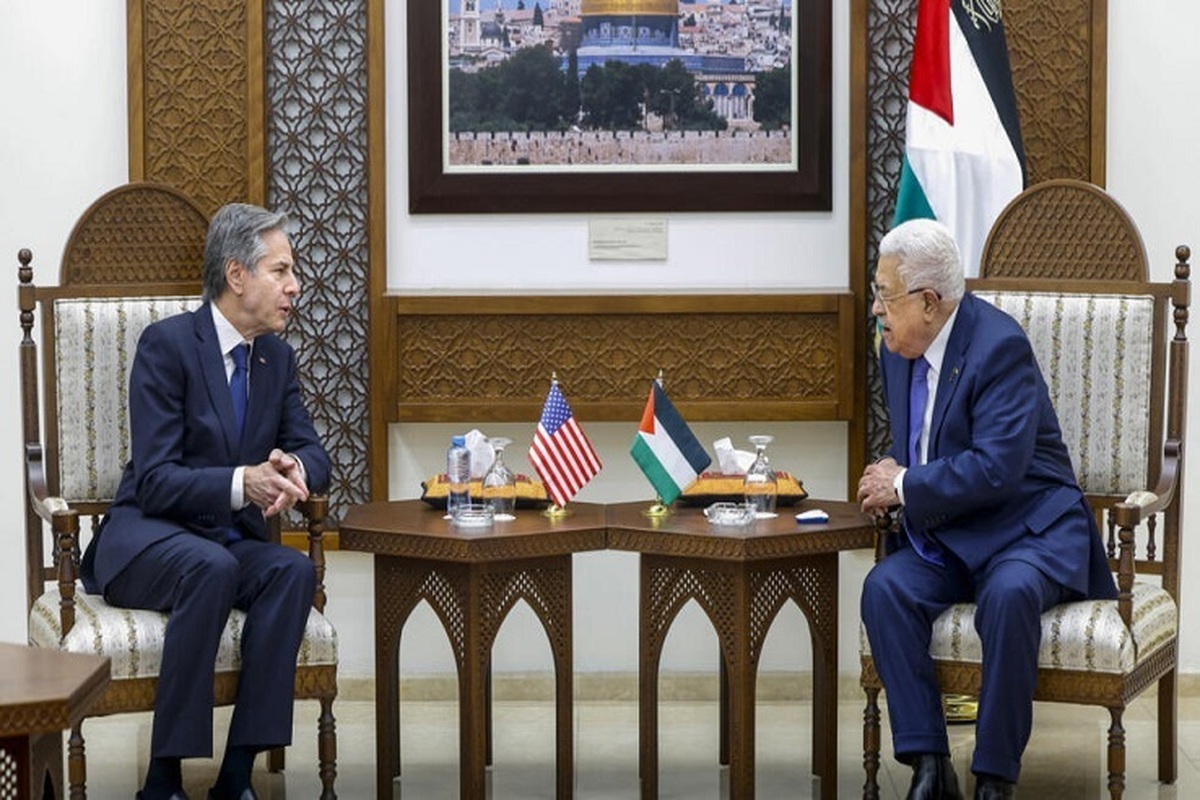 جدل بلینکن و محمود عباس درباره آینده فلسطین