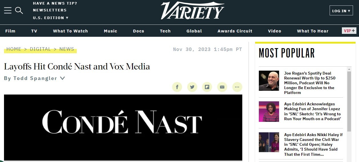 اخراج 20 هزار نفر از رسانههای آمریکایی؛ پایانی برای مونوپلی رسانههای جریان اصلی اخراج 20 هزار نفر از رسانههای آمریکایی؛ پایانی برای مونوپلی رسانههای جریان اصلی