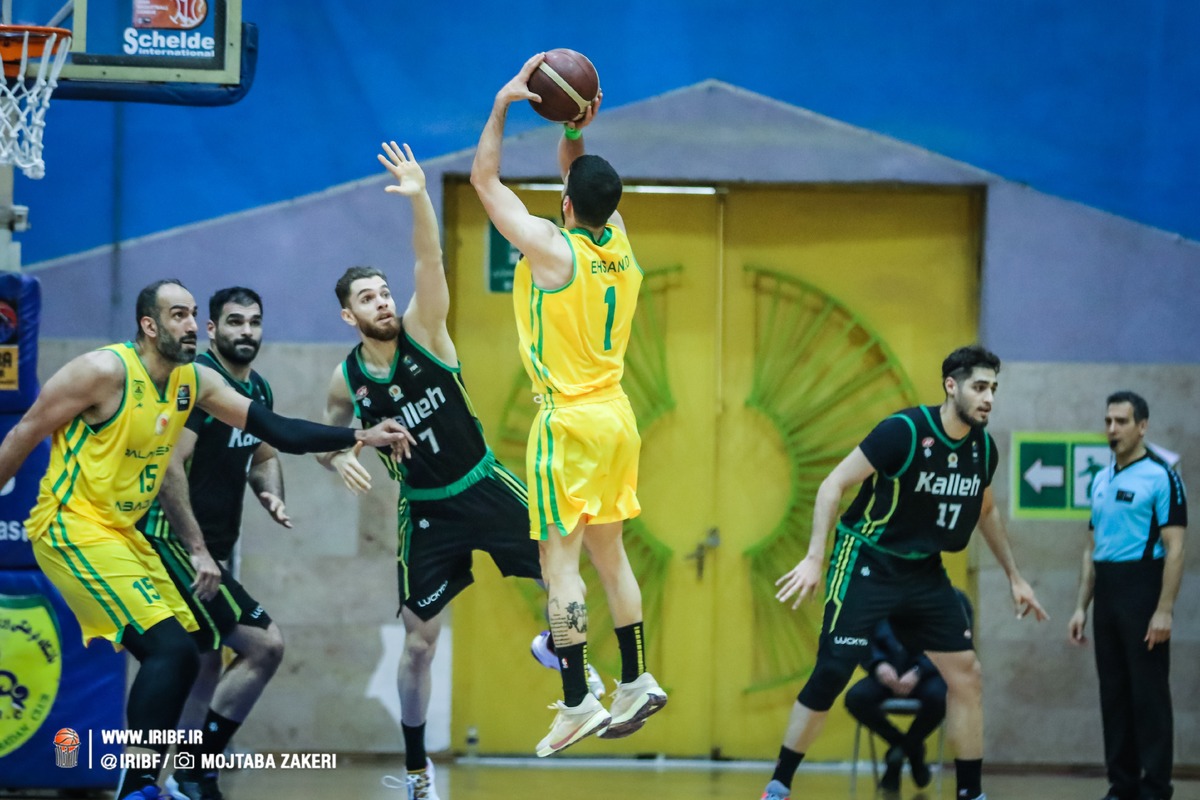 لیگ برتر بسکتبال| پیروزی پالایش نفت آبادان مقابل کاله