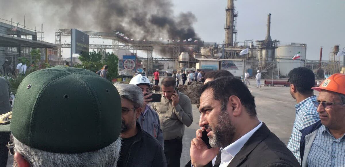 تشکیل پرونده قضایی برای حادثه آتش‌سوزی پالایشگاه نفت آفتاب بندرعباس