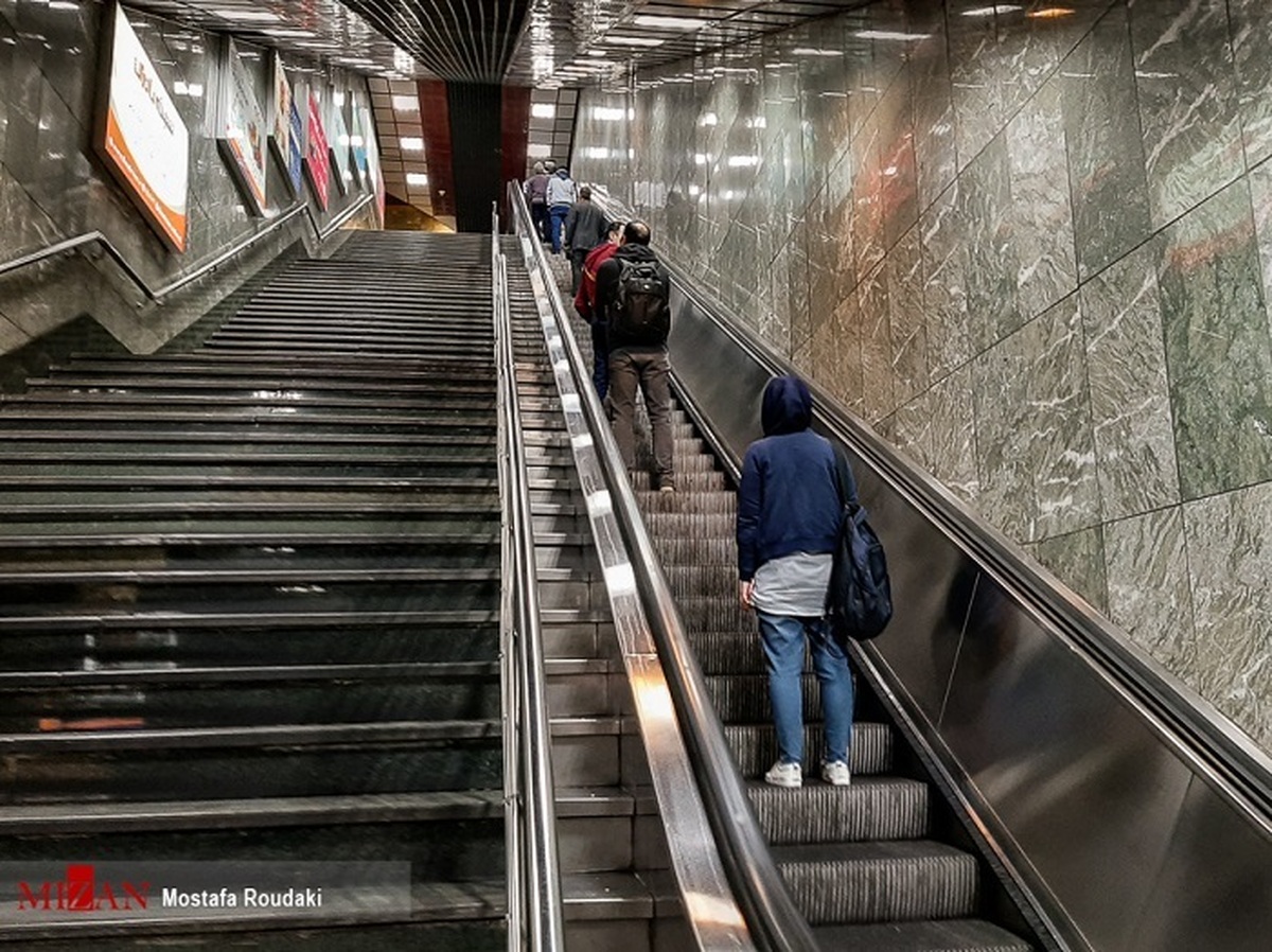 افزایش سطح ایمنی تمامی پله‌های برقی متروی تهران