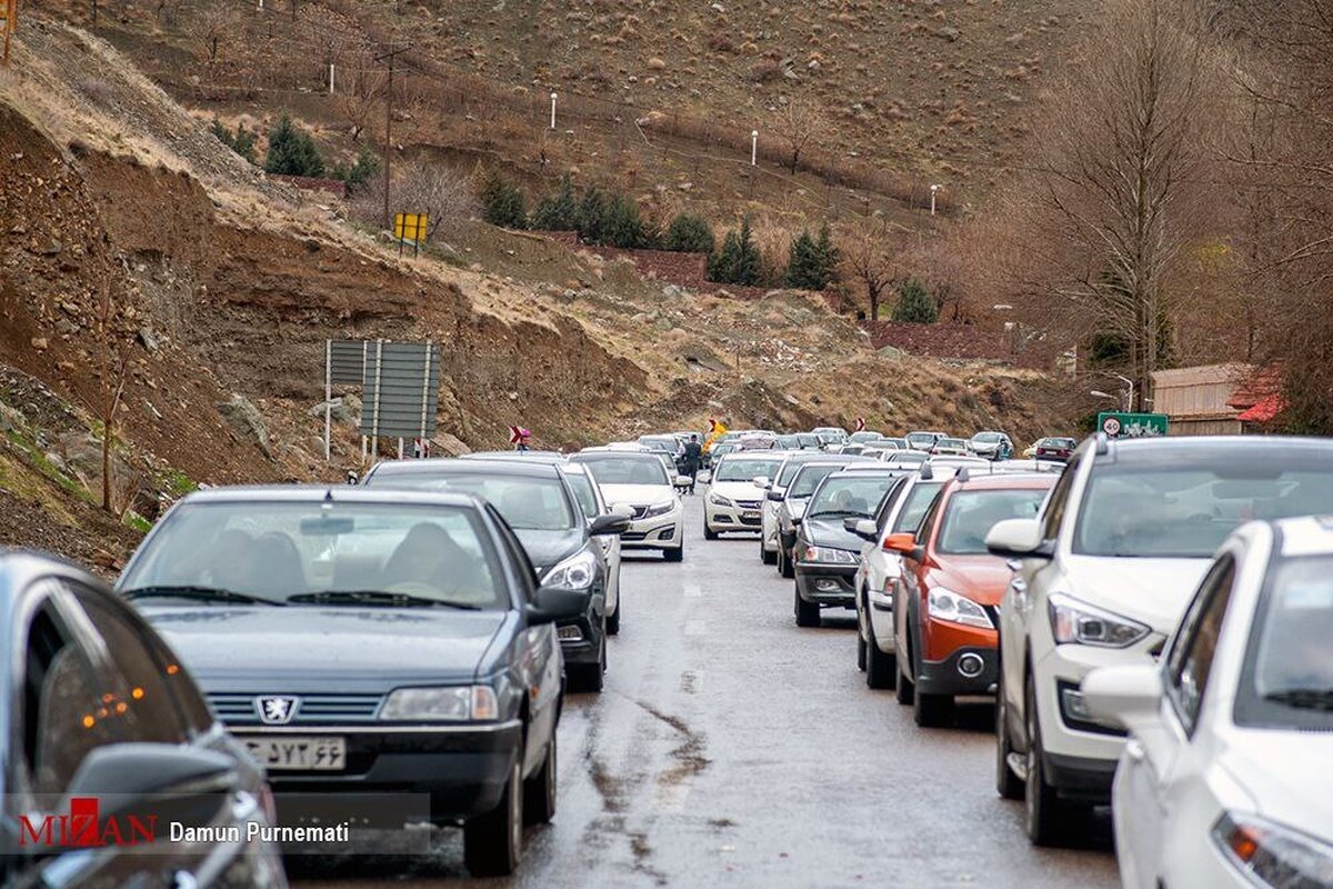 ترافیک نیمه سنگین در محور شهریار – تهران