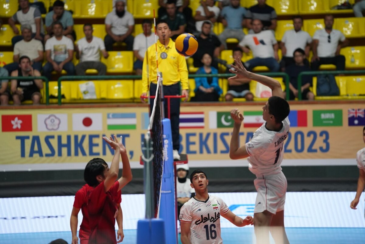 والیبال زیر ۱۶ سال آسیا| کامبک ملی‌پوشان ایران مقابل سامورایی‌ها در اولین گام