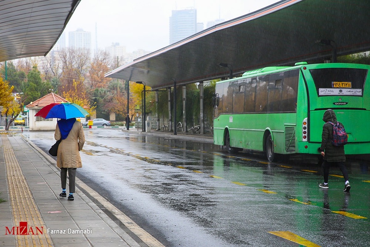 بارش‌های رگباری در ۵ استان کشور