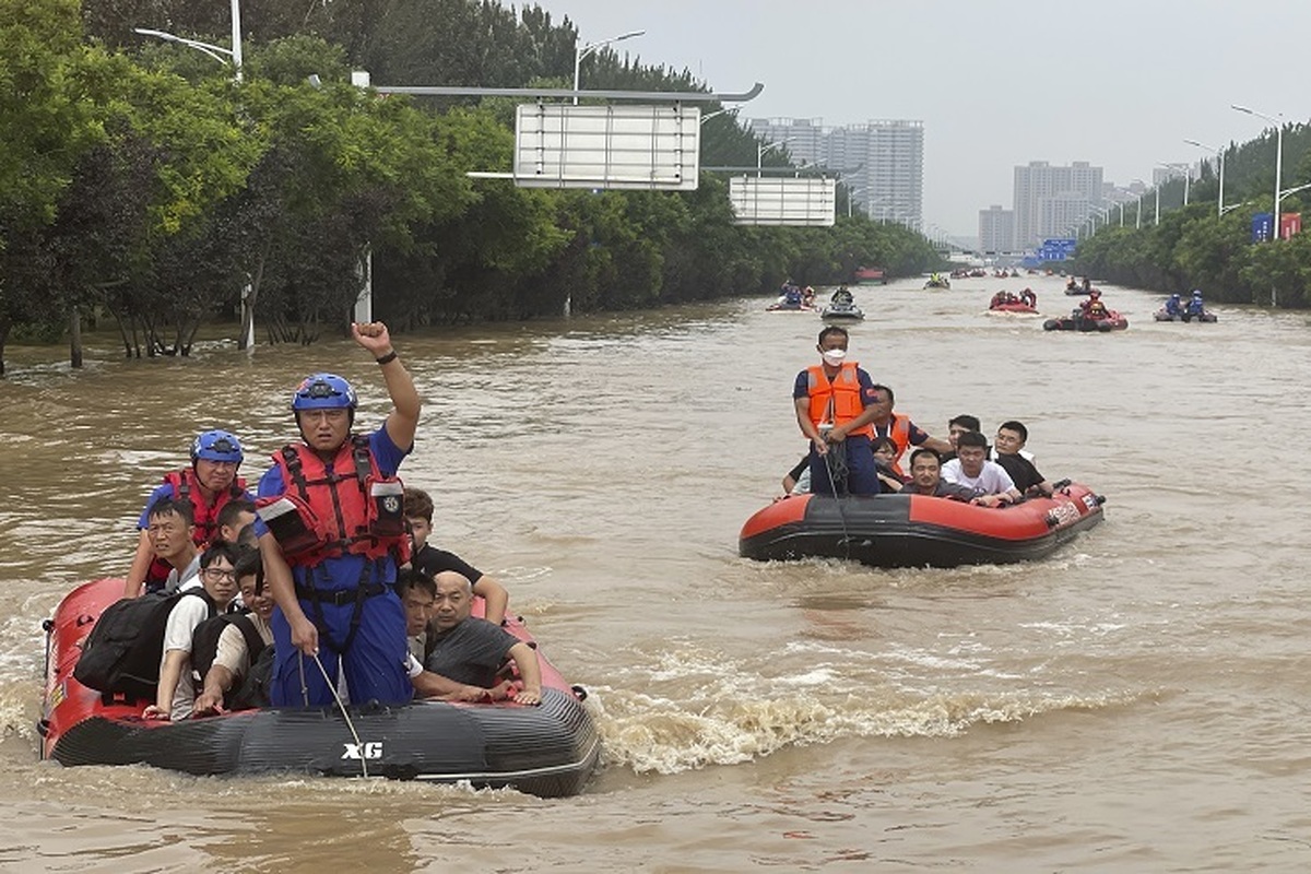 ۳۳ کشته و ده‌ها مفقودی بر اثر سیل و طوفان در چین