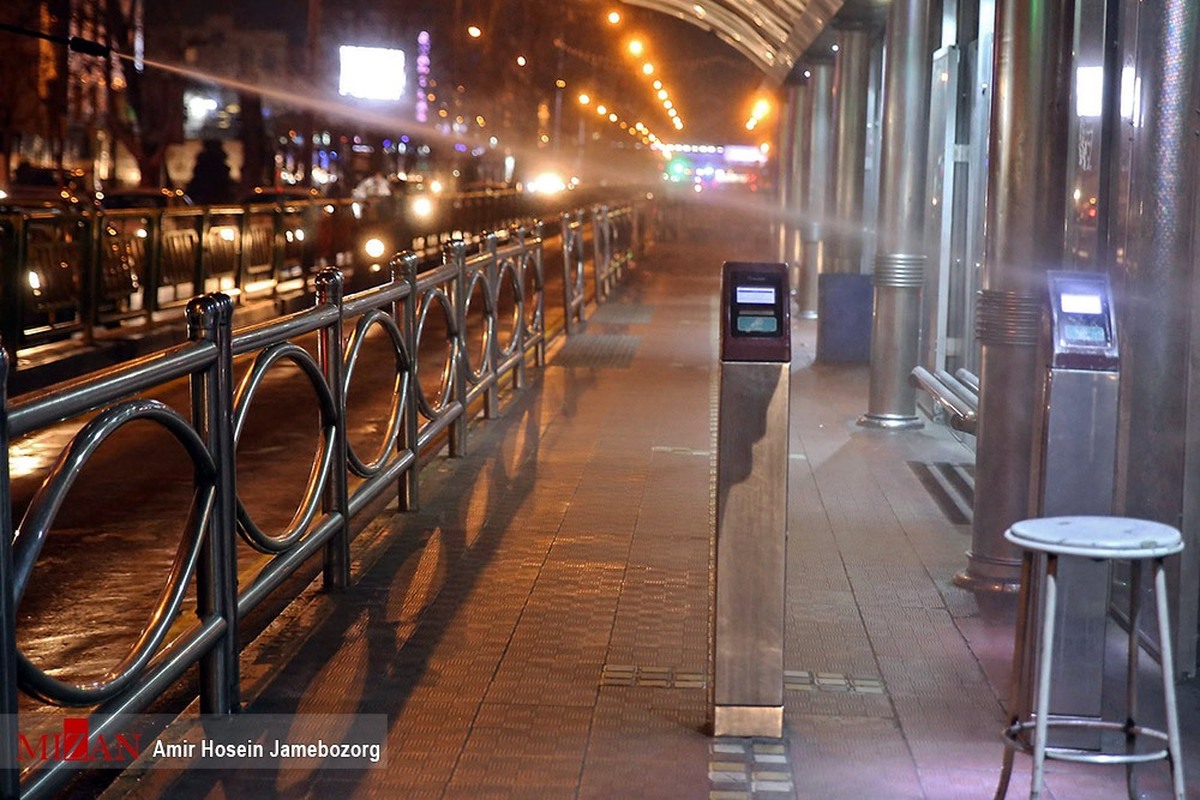 بهسازی ایستگاه‌های BRT بزرگراه شهید چمران