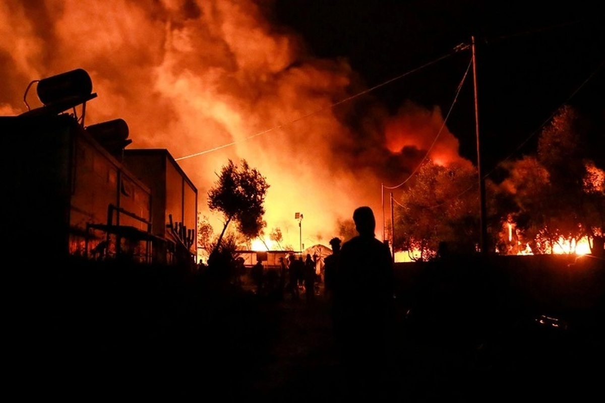 کشف جسدهای متعلق به مهاجران در پی آتش‌سوزی‌های یونان