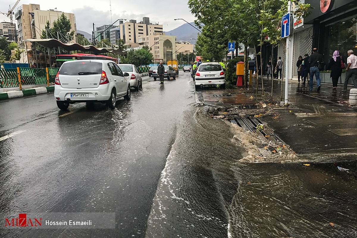 هشدار هواشناسی نسبت به احتمال آبگرفتگی معابر در  برخی استان‌ها