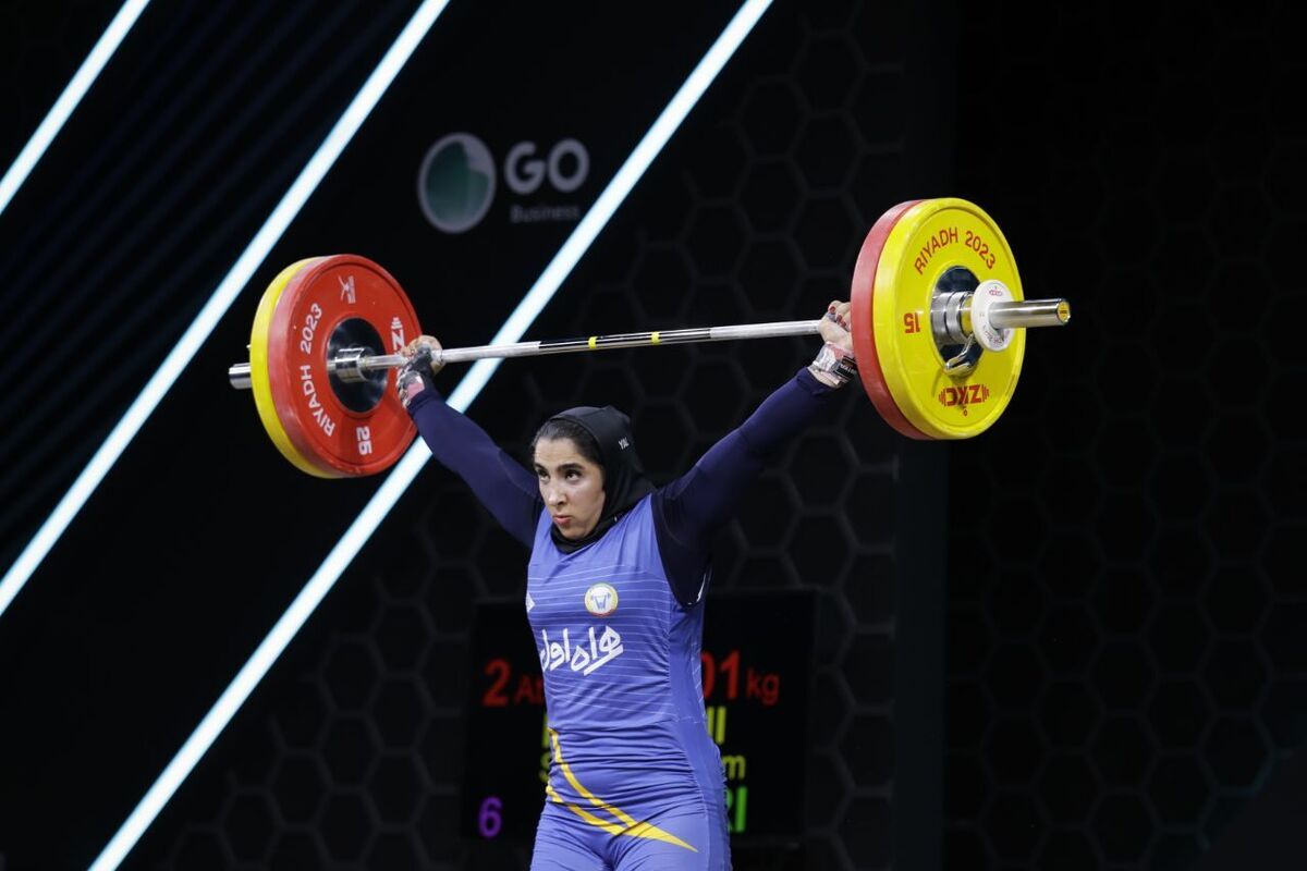 وزنه‌برداری قهرمانی جهان| الهام حسینی در رده هفتم دسته ۸۱ کیلوگرم ایستاد