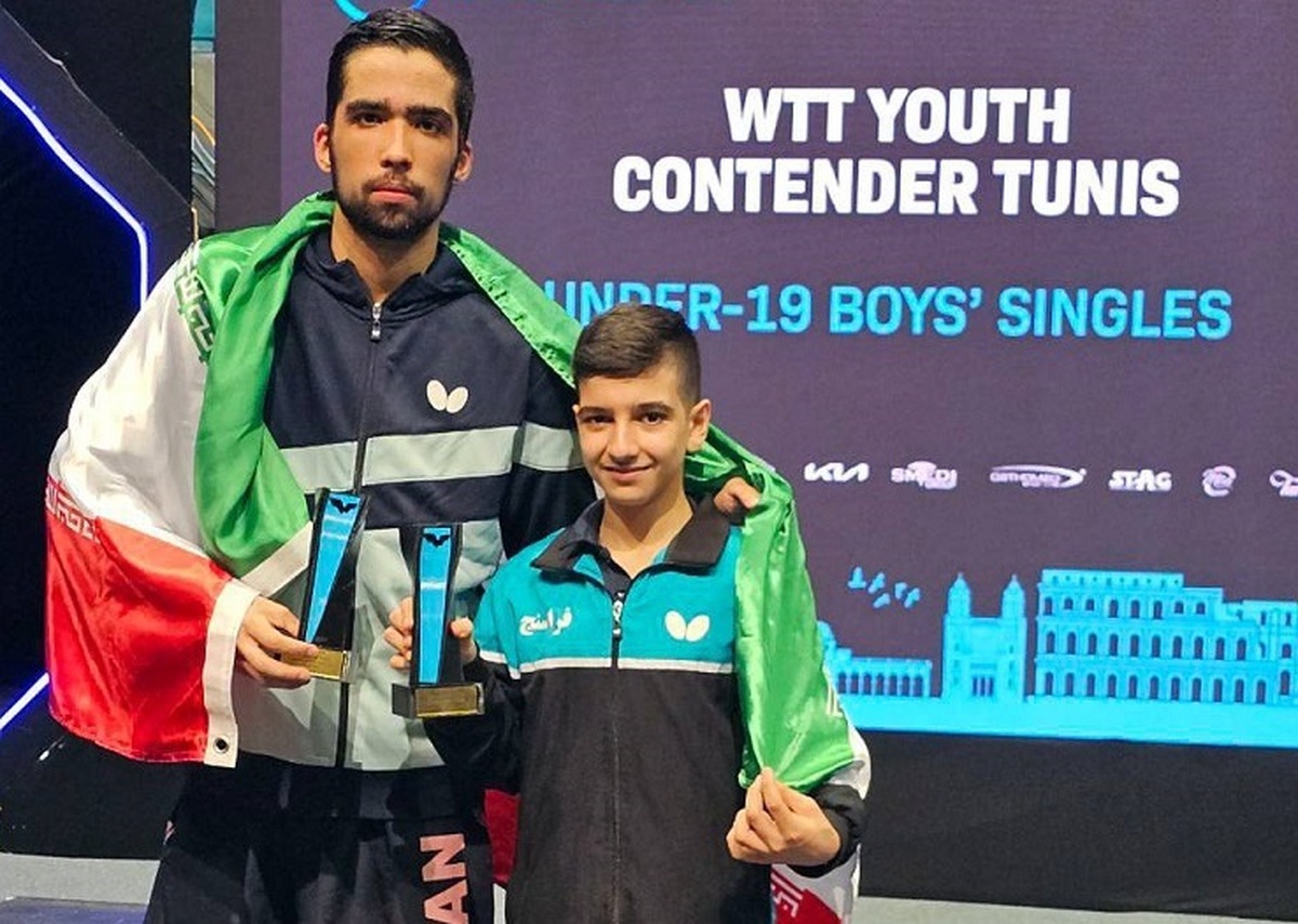 کسب ۲ سهمیه مسابقات جهانی تنیس روی میز نوجوانان و جوانان برای ایران