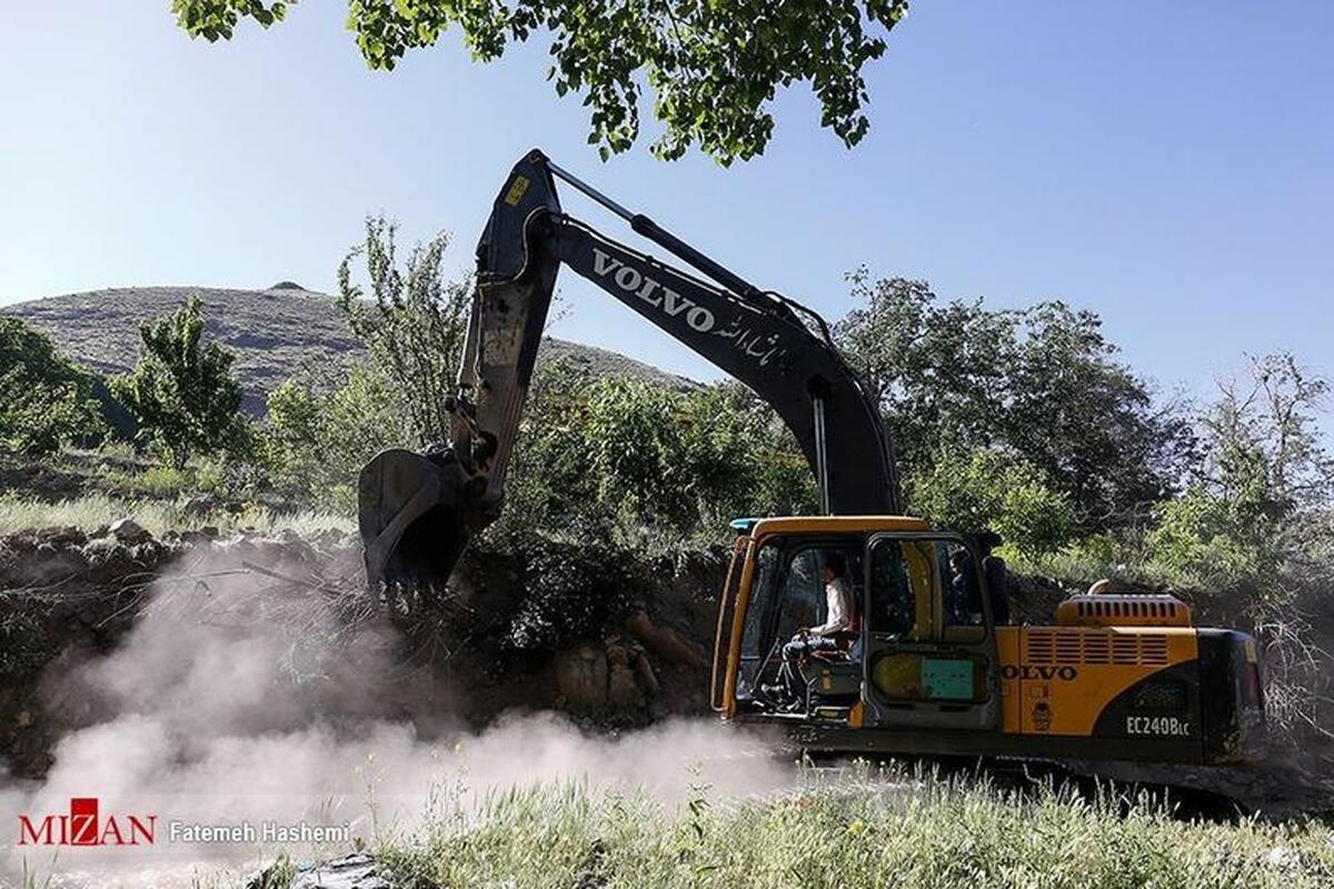 ۱۲ هکتار از اراضی منابع طبیعی در دشت آزادگان رفع تصرف شد