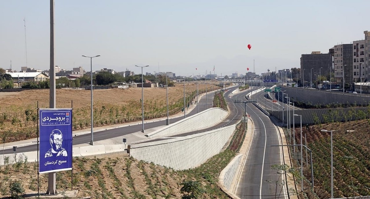 ترافیک منطقه ۱۸ پایتخت با بهره‌برداری از بزرگراه شهید بروجردی کاهش می‌یابد