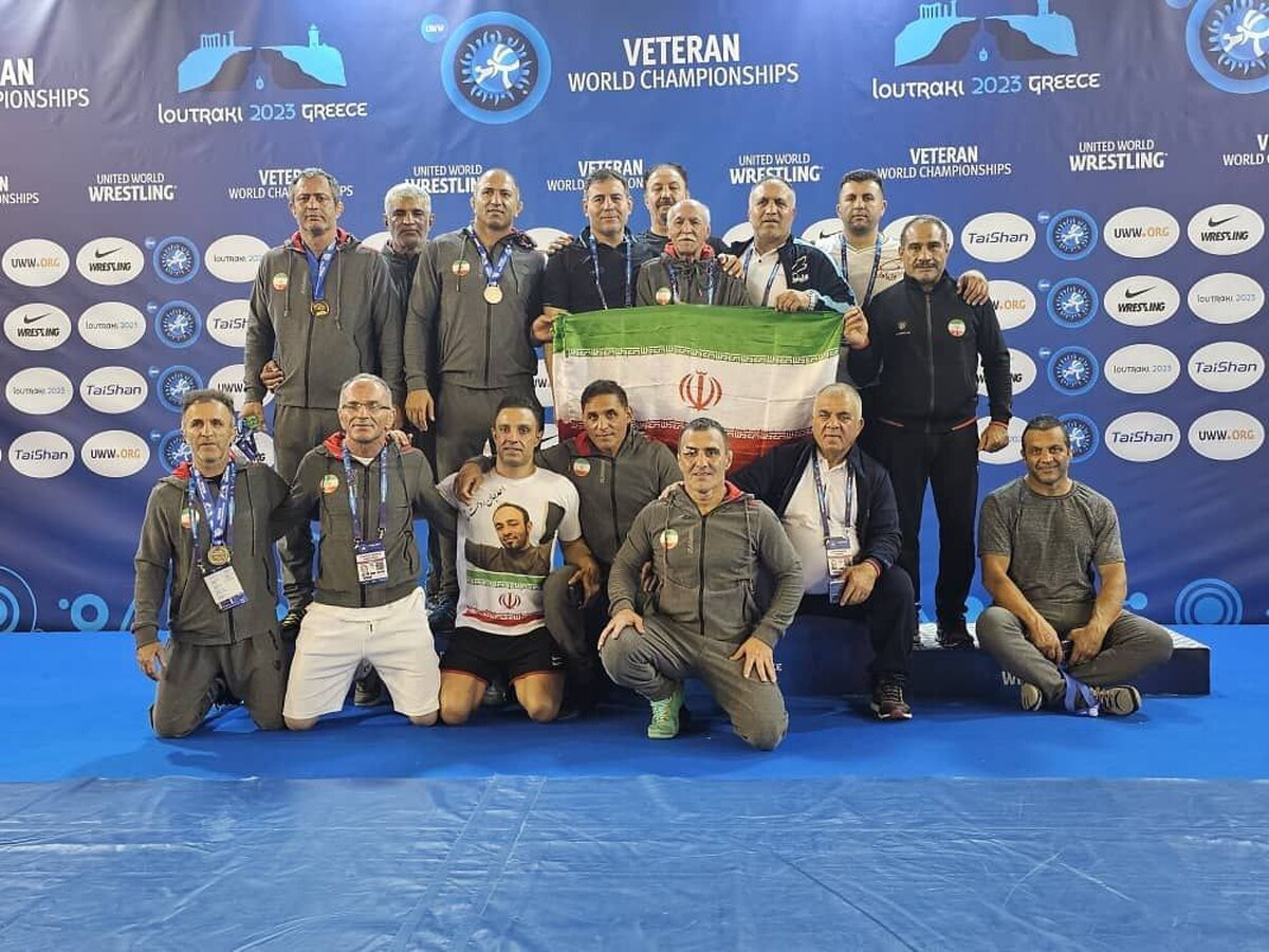 کشتی آزاد پیشکسوتان جهان| پایان کار نمایندگان ایران با کسب ۱۳ مدال رنگارنگ