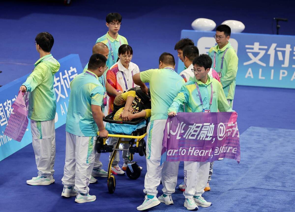 بازی‌های آسیایی هانگژو| مینا پناهی برای ادامه درمان راهی بیمارستان شد