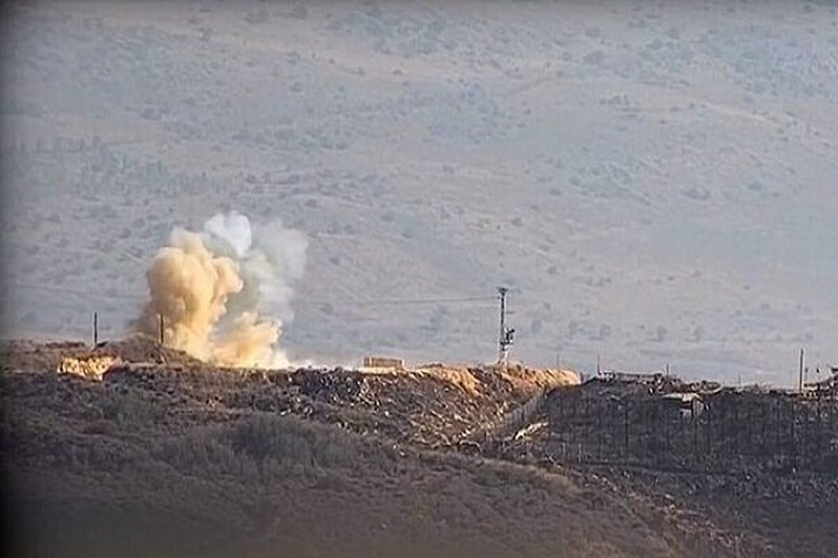 پایگاه‌های رژیم صهیونیستی در مرز لبنان زیر آتش حزب الله