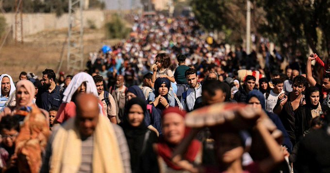 تشدید کوچ اجباری ساکنان نوار غزه از سوی رژیم صهیونیستی تشدید کوچ اجباری ساکنان نوار غزه از سوی رژیم صهیونیستی