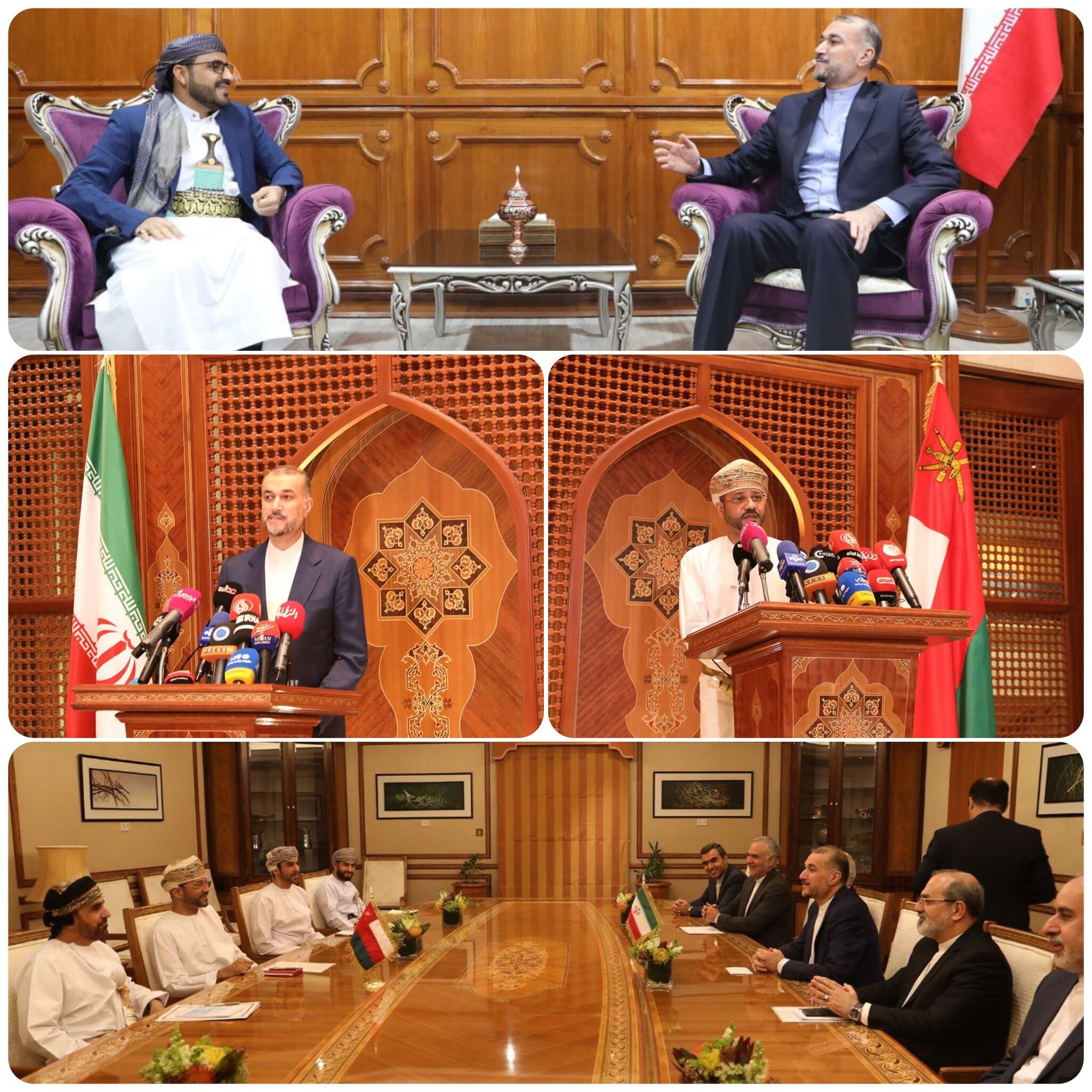 نشست وزیران امور خارجه ایران و عمان/ امیرعبداللهیان: جمهوری اسلامی ایران اجازه نخواهد داد امنیت ملی کشور خدشهدار شود نشست وزیران امور خارجه ایران و عمان/ امیرعبداللهیان: جمهوری اسلامی ایران اجازه نخواهد داد امنیت ملی کشور خدشهدار شود