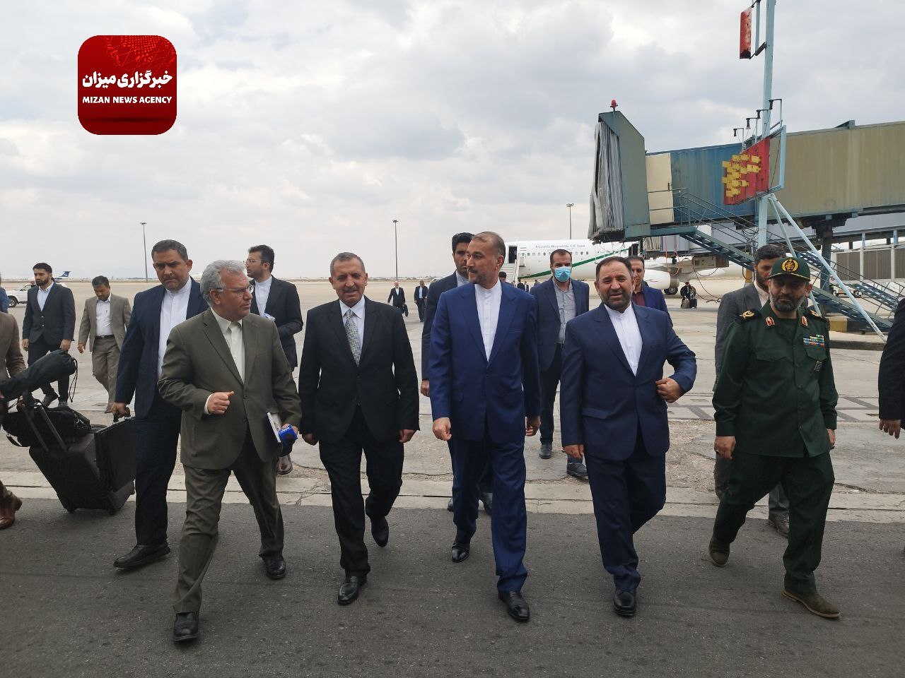 امیرعبداللهیان وارد دمشق شد امیرعبداللهیان وارد دمشق شد