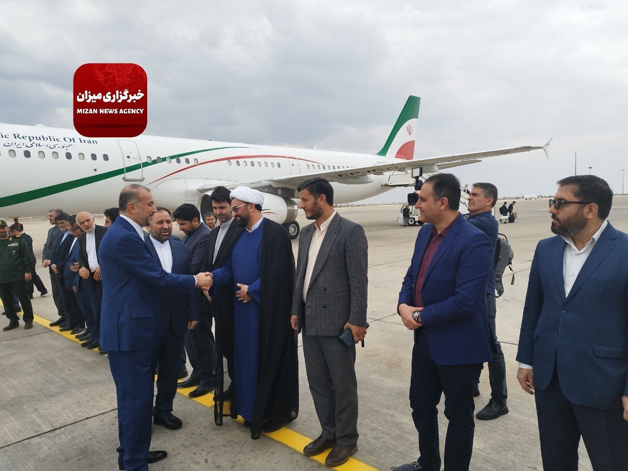 امیرعبداللهیان وارد دمشق شد امیرعبداللهیان وارد دمشق شد