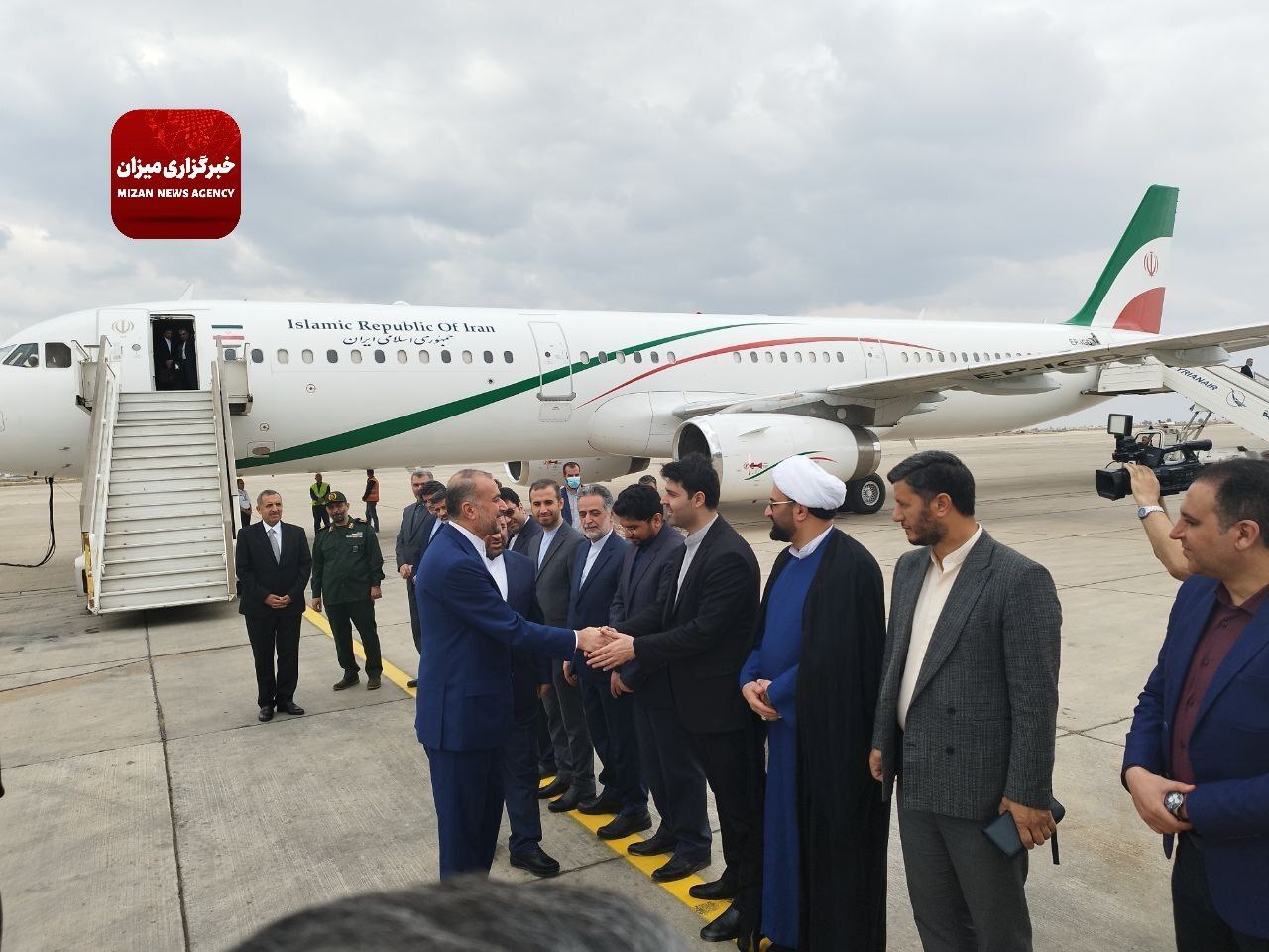 امیرعبداللهیان وارد دمشق شد امیرعبداللهیان وارد دمشق شد