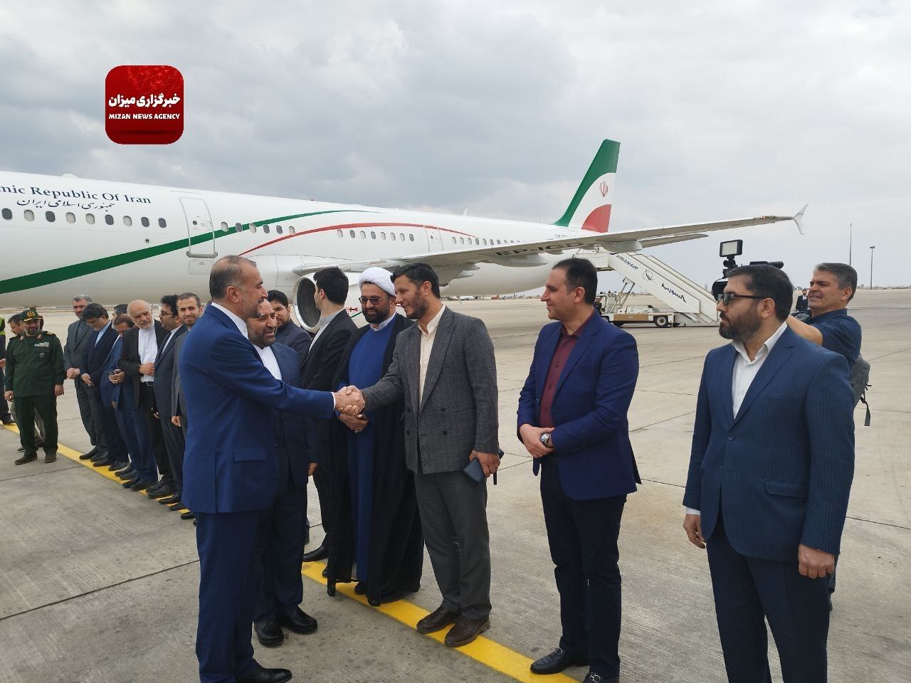 امیرعبداللهیان وارد دمشق شد امیرعبداللهیان وارد دمشق شد