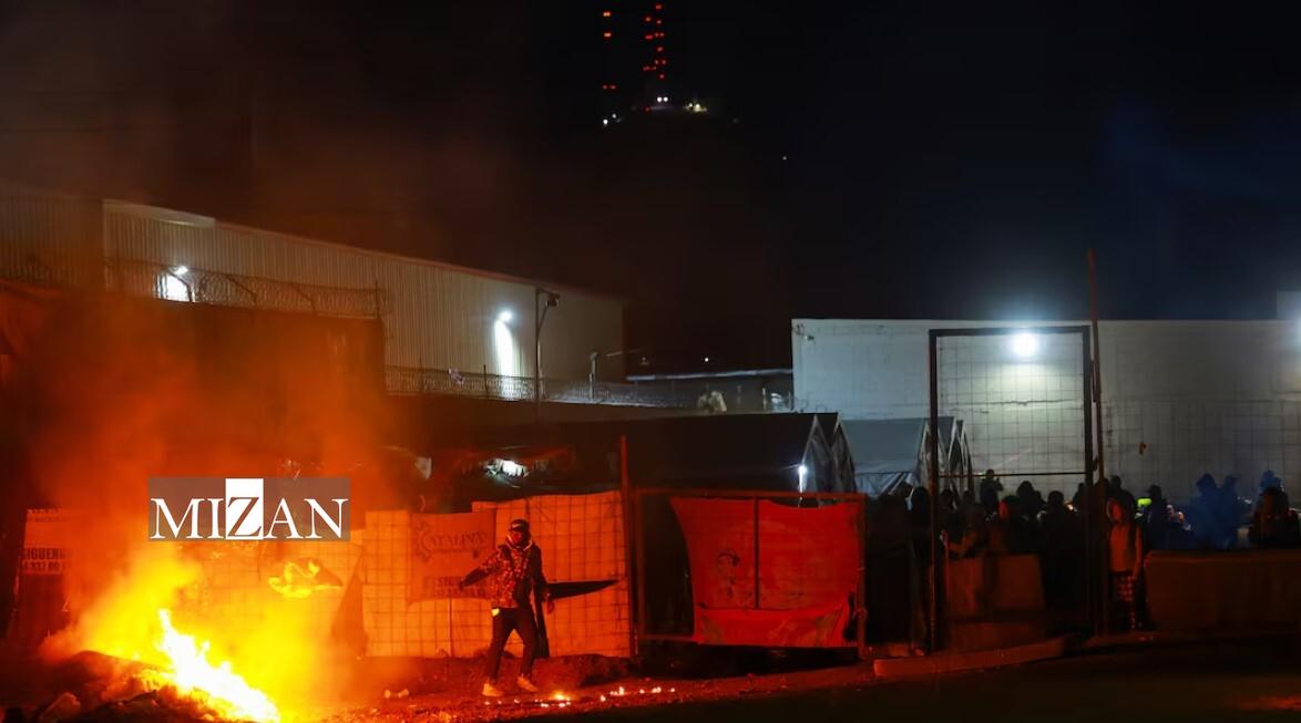 آتش سیاست ضدمهاجرتی ترامپ در اردوگاه مهاجران مکزیک آتش سیاست ضدمهاجرتی ترامپ در اردوگاه مهاجران مکزیک