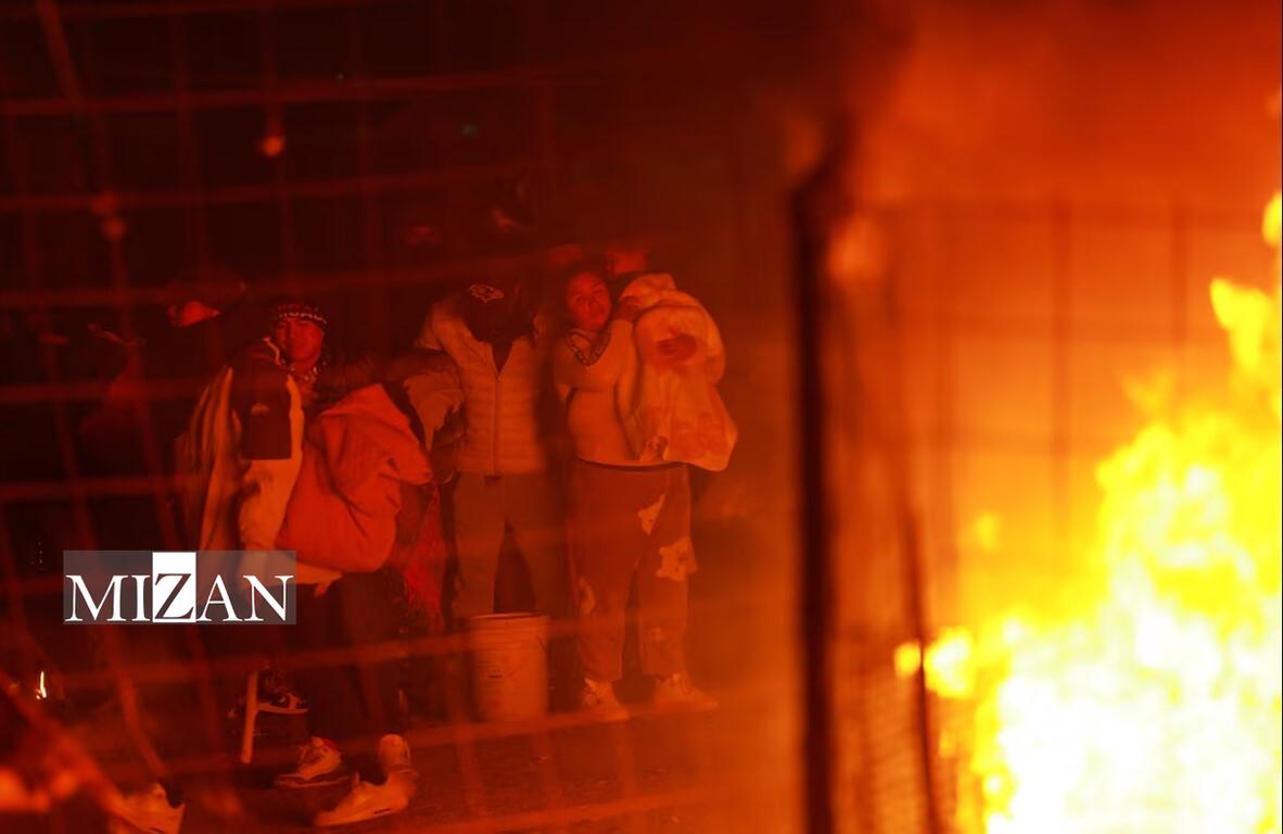 آتش سیاست ضدمهاجرتی ترامپ در اردوگاه مهاجران مکزیک آتش سیاست ضدمهاجرتی ترامپ در اردوگاه مهاجران مکزیک