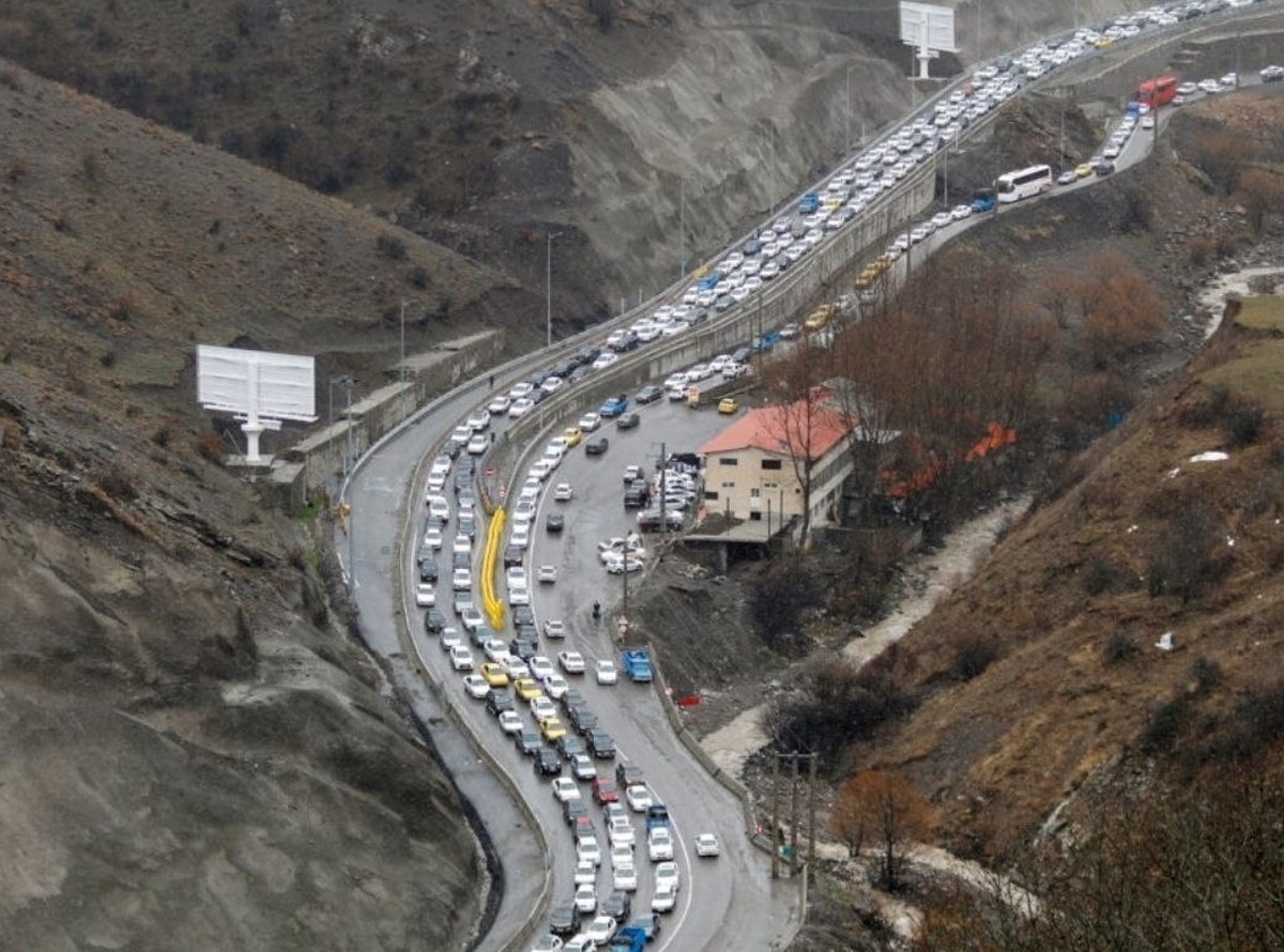 جاده چالوس و آزادراه تهران شمال مسدود می‌شود