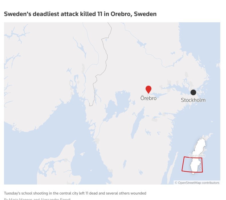 تشدید قوانین اسلحه و امنیت در مدرسهها؛ پیامدهای مواجهه سوئد با بدترین تیراندازی مرگبار تشدید قوانین اسلحه و امنیت در مدرسهها؛ پیامدهای مواجهه سوئد با بدترین تیراندازی مرگبار