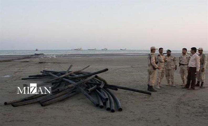 انهدام خطوط لوله انتقال سوخت قاچاق در سواحل جزیره قشم اخبار هفته