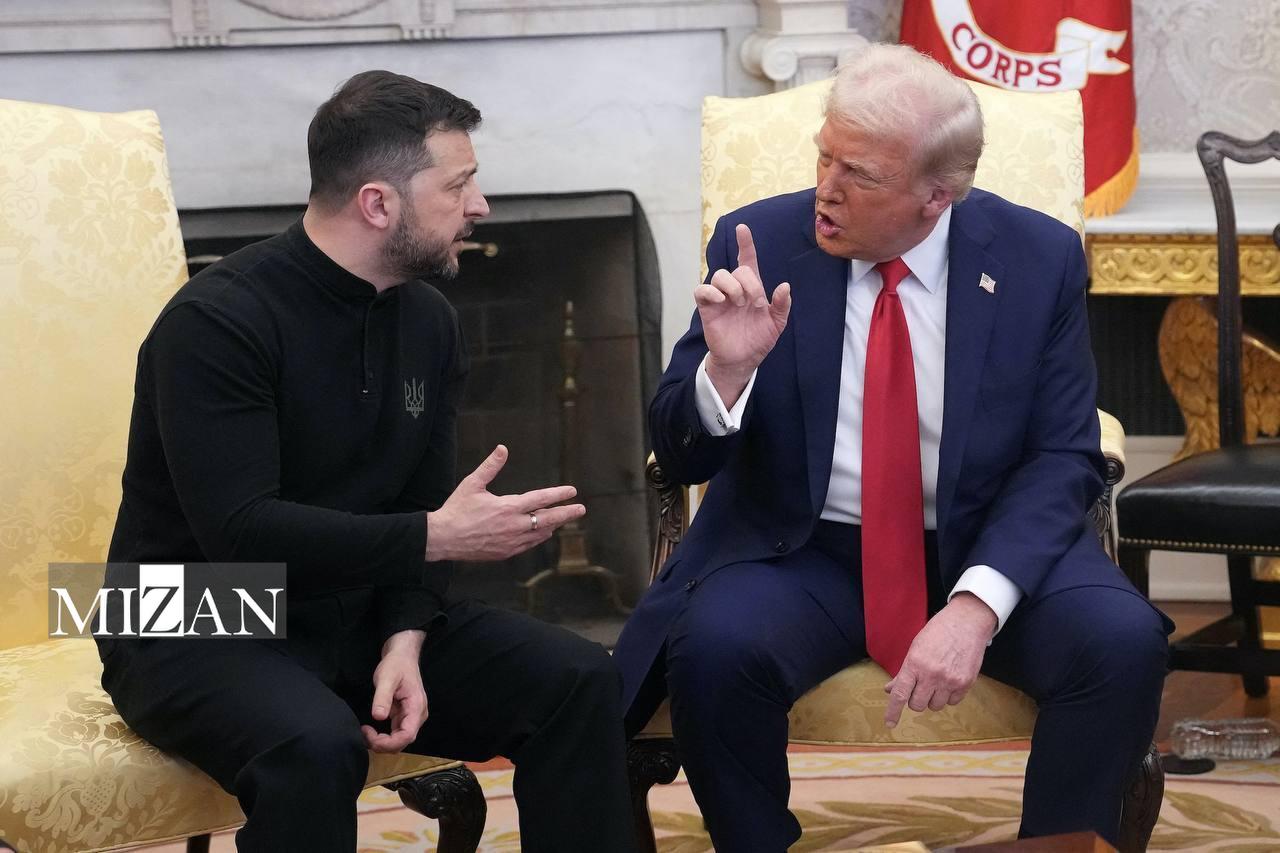 تنش لفظی روسای جمهور آمریکا و اوکراین/ زلنسکی از کاخ سفید اخراج شد تنش لفظی روسای جمهور آمریکا و اوکراین/ زلنسکی از کاخ سفید اخراج شد