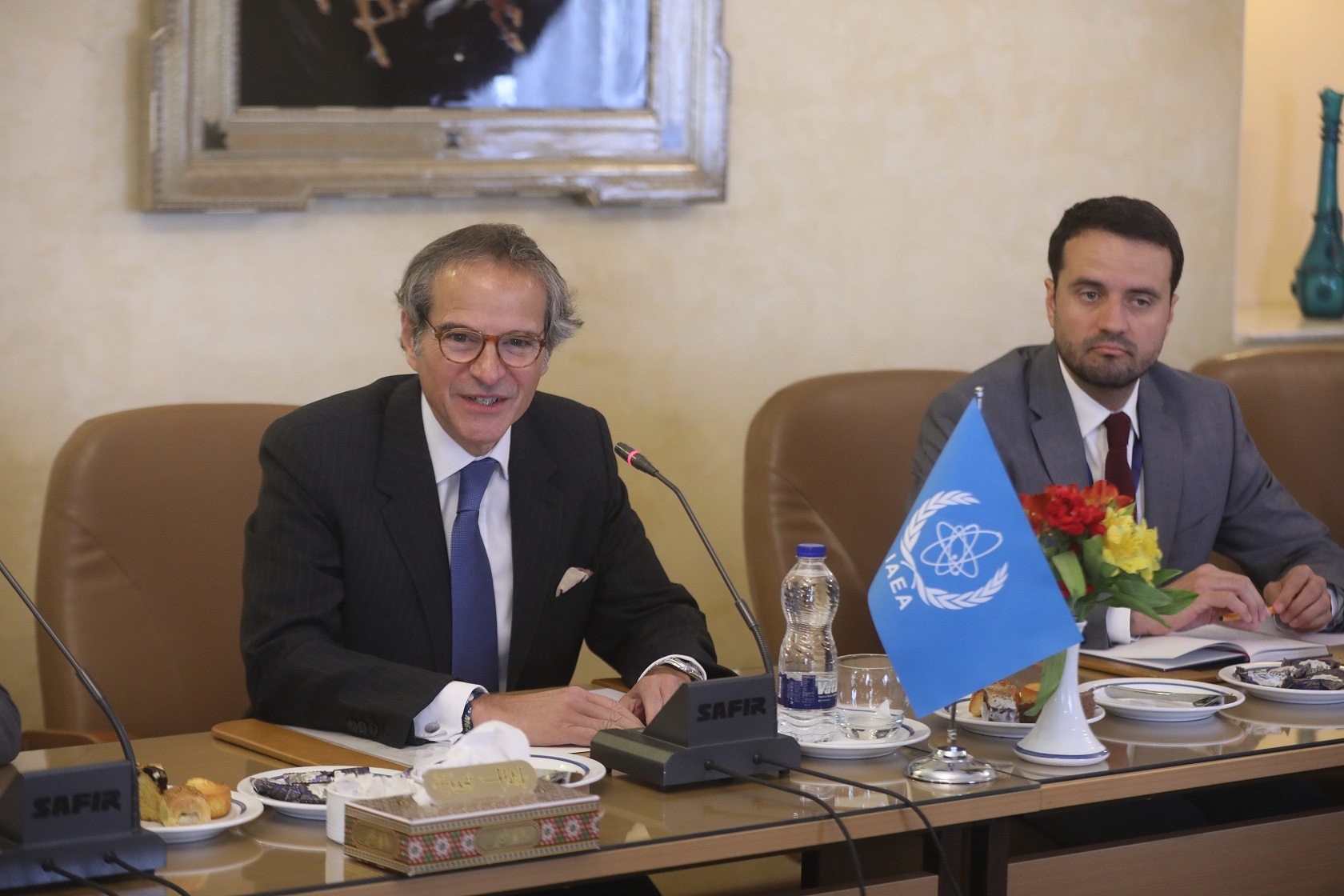 نشست دوجانبه گروسی و اسلامی در اصفهان نشست دوجانبه گروسی و اسلامی در اصفهان