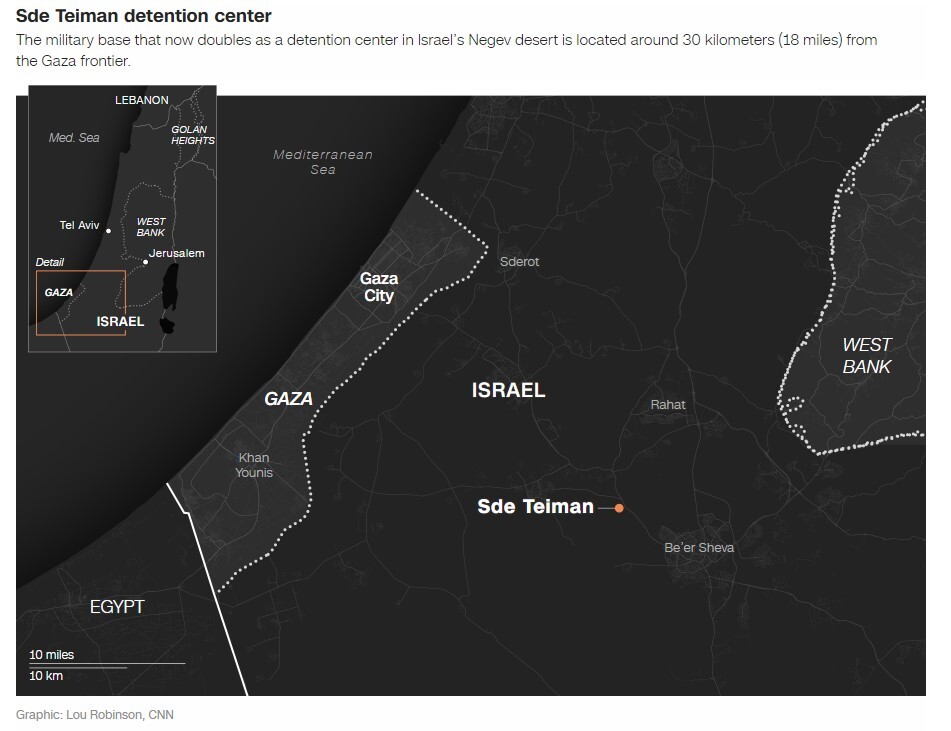 گزارش افشاگرانه سیانان از جزئیات شکنجه اسرای فلسطینی در بازداشتگاههای نظامی رژیم صهیونیستی گزارش افشاگرانه سیانان از جزئیات شکنجه اسرای فلسطینی در بازداشتگاههای نظامی رژیم صهیونیستی