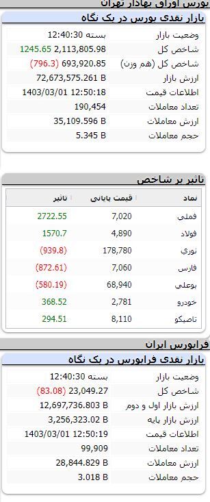 شاخص هزار واحد رشد کرد