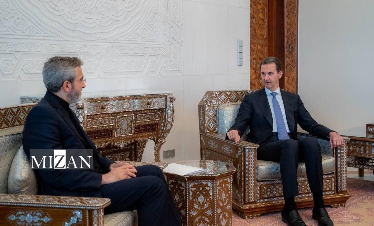 باقری با بشار اسد دیدار کرد