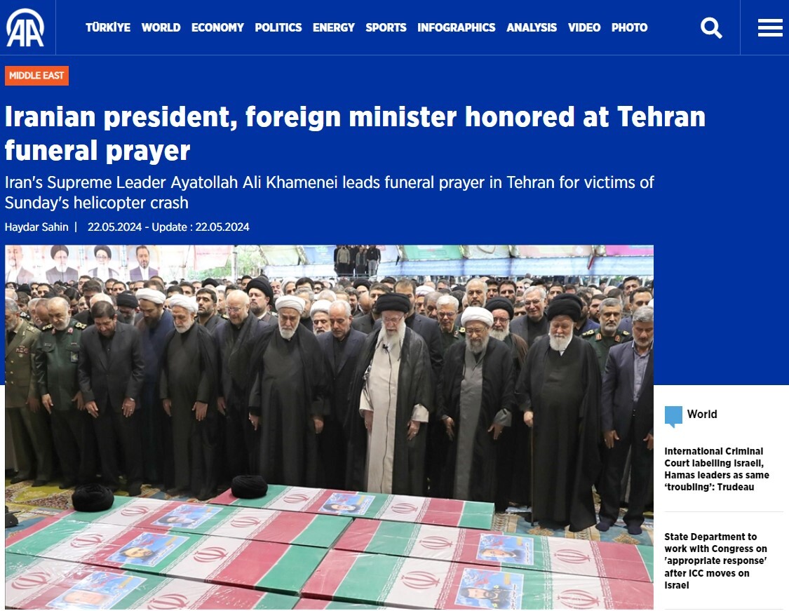 بازتاب برگزاری تشییع پیکر شهدای خدمت در رسانههای بینالمللی بازتاب برگزاری تشییع پیکر شهدای خدمت در رسانههای بینالمللی