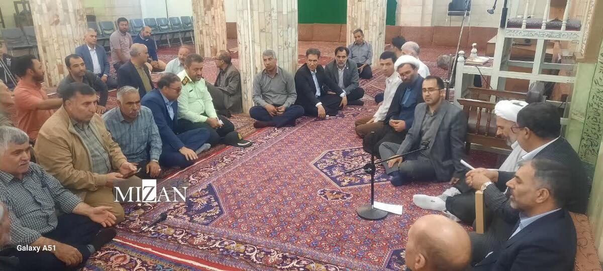 دیدار مردمی مسئولان قضایی زنجان در مسجد میرزا احمد برگزار شد