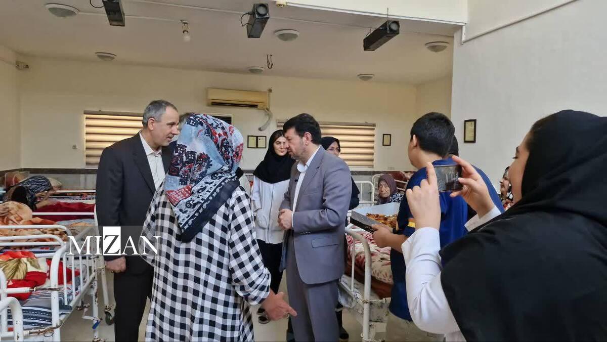 رئیس کل دادگستری استان بوشهر از مرکز نگهداری سالمندان و دختران معلول بوشهر بازدید کرد