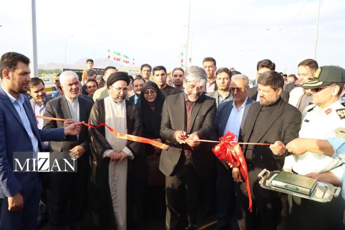 پل تقاطع چهار سطحه آذربایجان- ارومیه توسط رئیس کل دادگستری استان آذربایجان غربی افتتاح شد