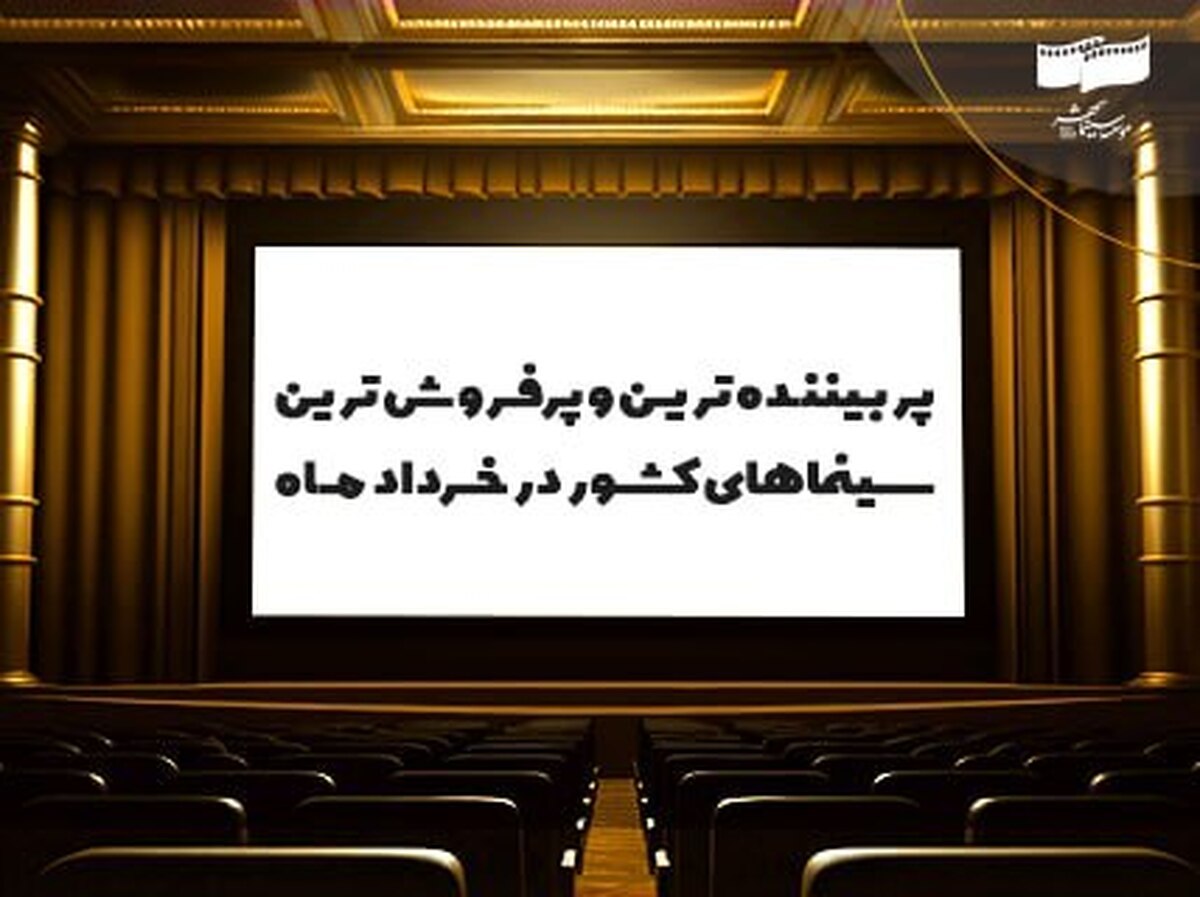 پربیننده‌ترین و پرفروش‌ترین سینما‌های کشور در خرداد اعلام شد