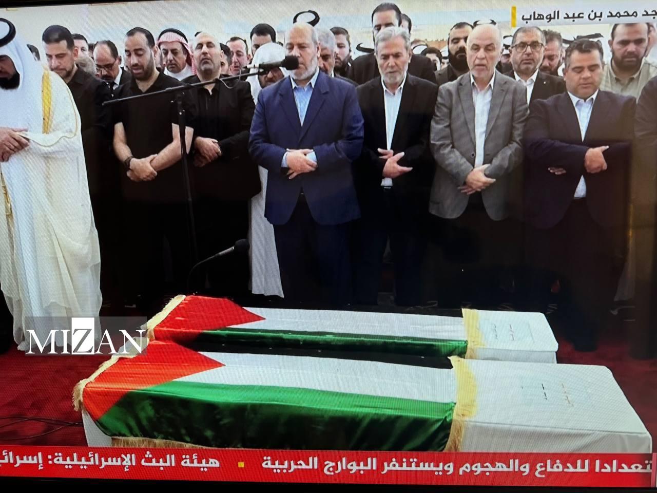 مراسم تشییع پیکر شهید هنیه در قطر برگزار شد مراسم تشییع پیکر شهید هنیه در قطر برگزار شد