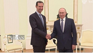 دیدار پوتین و بشار اسد در کاخ کرملین