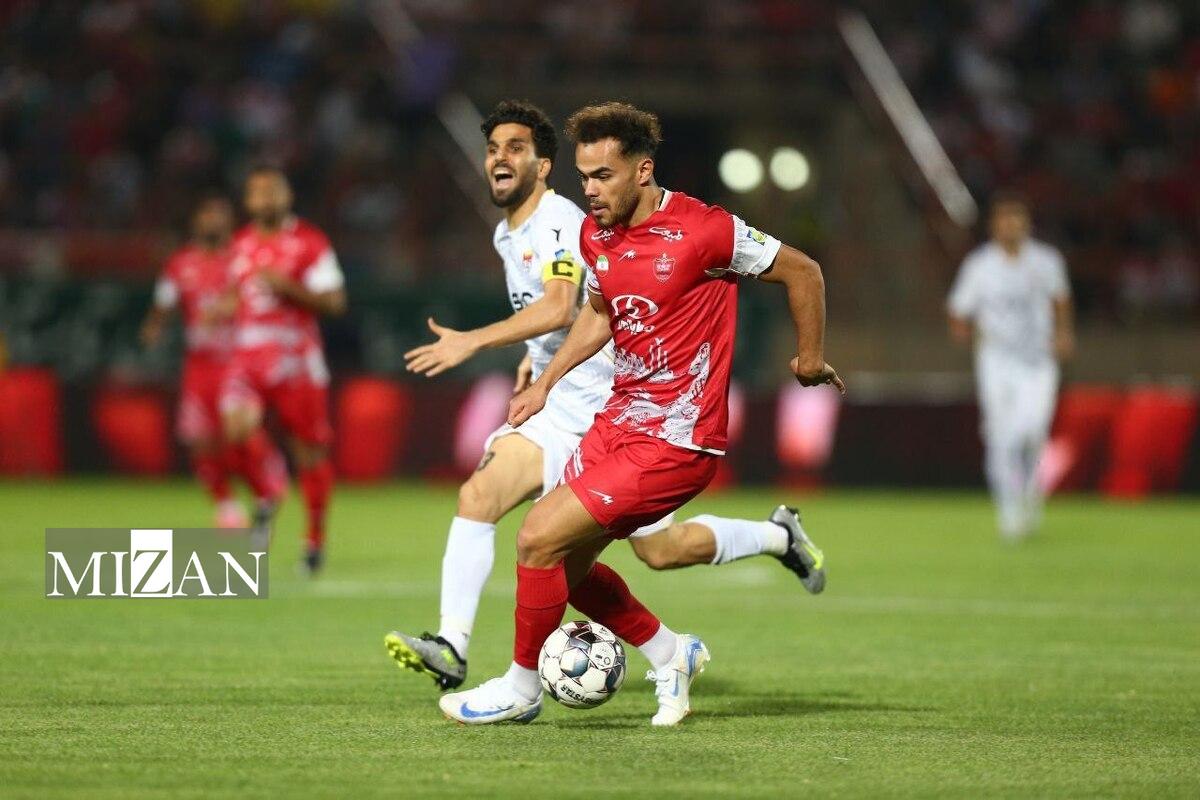 پرسپولیس و فولاد با تساوی به رختکن رفتند